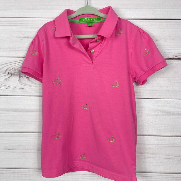 Masters Kids Pink Polo Girls Size Small 7/8 - Picture 2 of 5